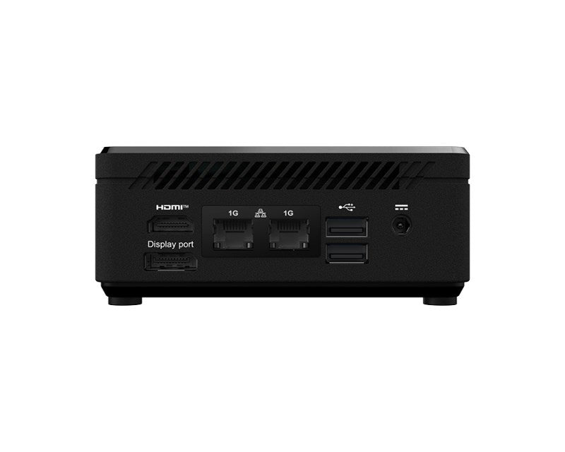 MSI Cubi ADL-002EU N100 mini PC Intel Celeron N 4 GB DDR4-SDRAM 128 GB SSD Windows 11 Pro Workstation Черен