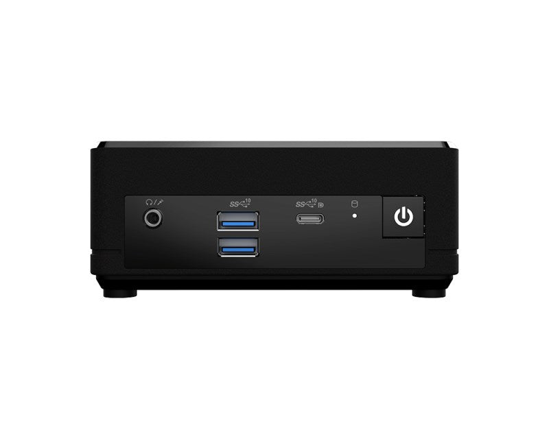 MSI Cubi ADL-002EU N100 mini PC Intel Celeron N 4 GB DDR4-SDRAM 128 GB SSD Windows 11 Pro Workstation Черен