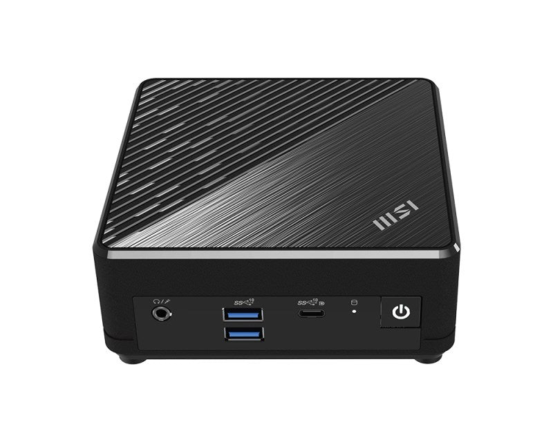 MSI Cubi ADL-002EU N100 mini PC Intel Celeron N 4 GB DDR4-SDRAM 128 GB SSD Windows 11 Pro Workstation Черен