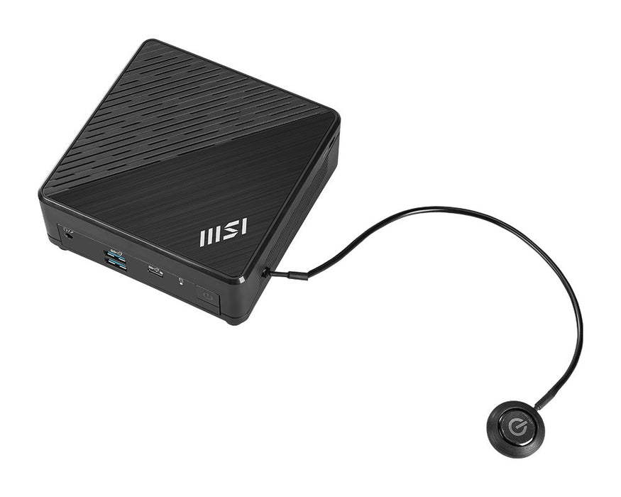 MSI Cubi ADL-002EU N100 mini PC Intel Celeron N 4 GB DDR4-SDRAM 128 GB SSD Windows 11 Pro Workstation Черен