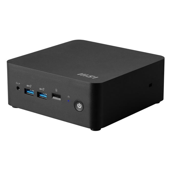 MSI Cubi NUC 1M-003EU Intel Core 3 100U 8 GB DDR5-SDRAM 512 GB SSD Windows 11 Pro Mini PC черен