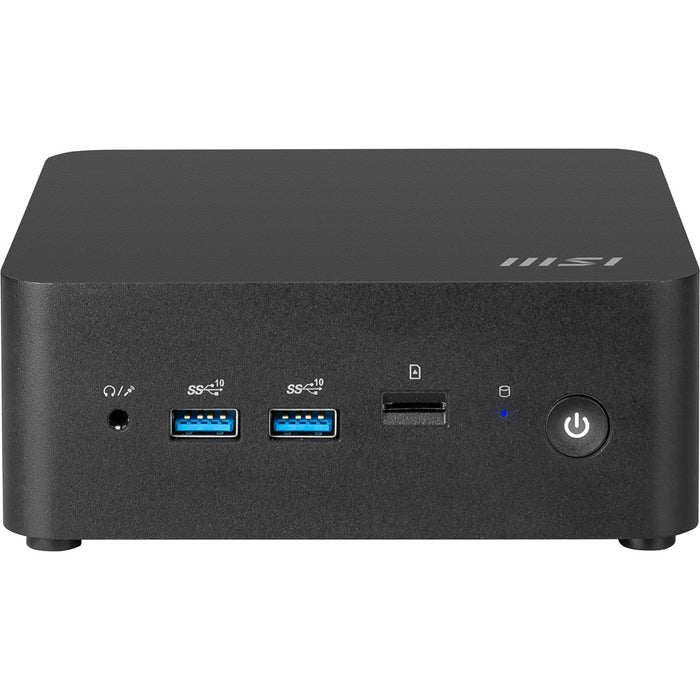 MSI Cubi NUC 1M-003EU Intel Core 3 100U 8 GB DDR5-SDRAM 512 GB SSD Windows 11 Pro Mini PC черен