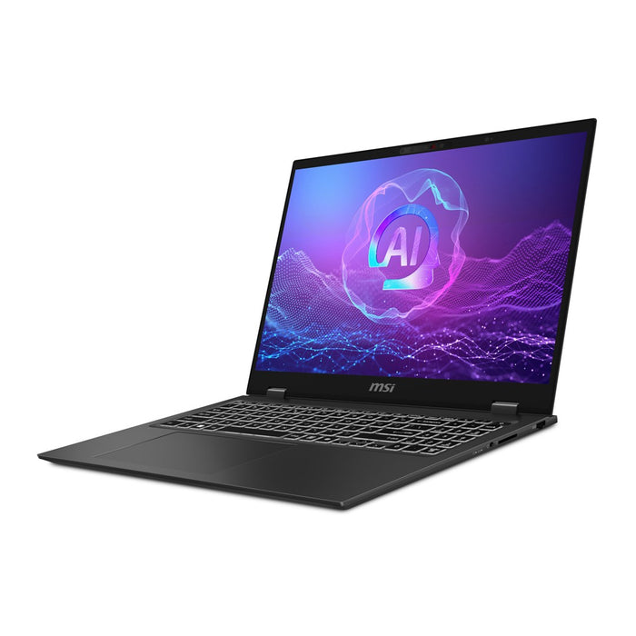 MSI Prestige 16 AI+ Evo B2VMG-015PL Intel Core Ultra 7 258V Laptop 40,6 cm (16") UHD+ 32 GB LPDDR5x-SDRAM 1 TB SSD Wi-Fi 7 (802.11be) Windows 11 Home Grey