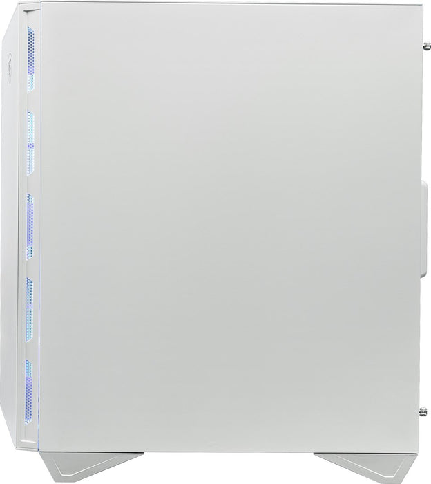 MSI MPG GUNGNIR 110R WHITE Mid Tower Gaming Computer Case 'Бял, 4x 120 mm ARGB вентилатор, 1 до 6 ARGB контролна платка, USB Type-C, закалено стъкло, център, ATX, mATX, mini-ITX'