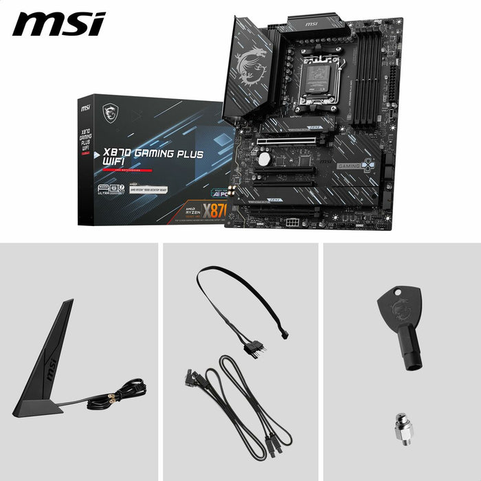 Дънна платка MSI X870 GAMING PLUS WIFI AM5 AMD AM5 AMD