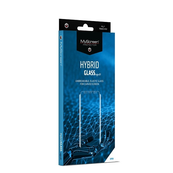 Защитно стъкло MyScreen Protector HybridGLASS Edge 3D Hybrid Glass за iPhone X/Xs, черно