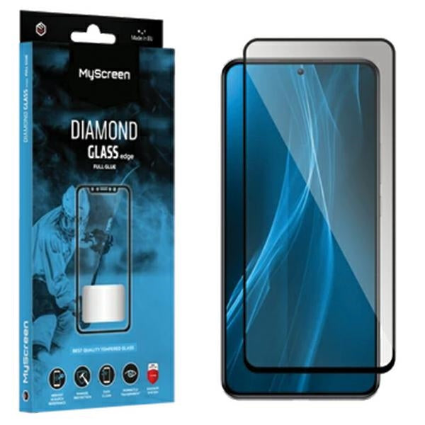 Защитно стъкло MyScreen Protector Diamond Glass Edge FG Sam A25 5GA256 за Samsung Galaxy A25, черно, Full Glue