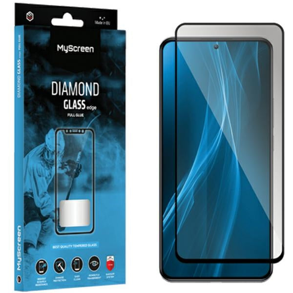 Защитно стъкло MyScreen Protector Diamond Glass Edge Full Glue за Motorola MotoG14 4G/G54 5G/G34/G54 Power, черно
