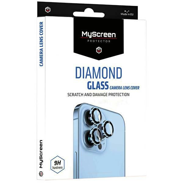 Защитно стъкло MyScreen Protector Diamond Glass Camera Lens за iPhone 15 Pro 6.1"/15 Pro Max 6.7", черно