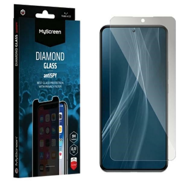 Защитно стъкло MyScreen Protector AntiSpy Diamond Glass с апликатор за iPhone 16 Plus 6.7", закалено