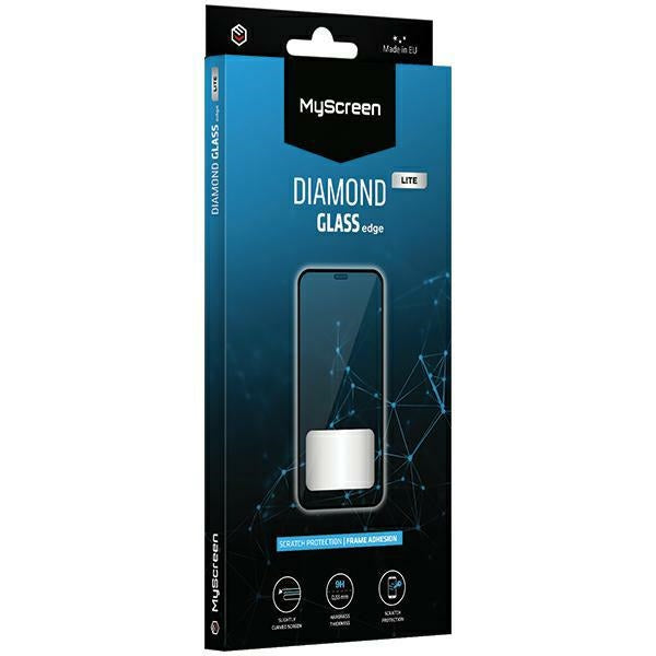 Защитно стъкло MyScreen Diamond Glass Edge Lite FG за Realme P3 Lite, черно