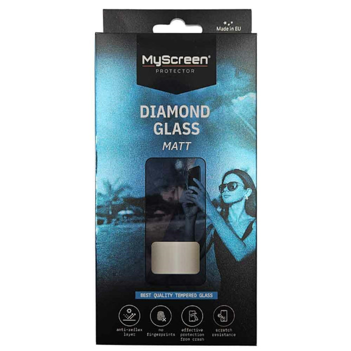 Защитно стъкло MyScreen Diamond Glass Matt за iPhone 17 Pro Max, черно