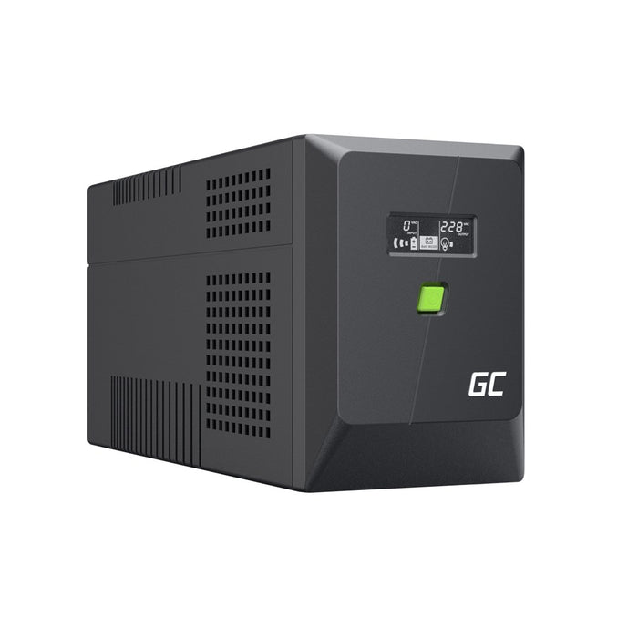 Green Cell непрекъсваемо захранване (UPS) Line-Interactive 1,5 kVA 900 W 4 AC контакт(а)