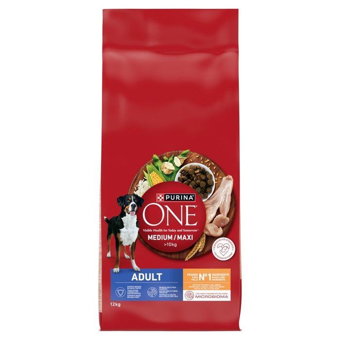 PURINA ONE MED/MAX Храна за възрастни с пиле и ориз 12 кг