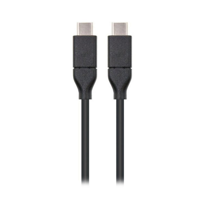 USB-C 3.1 Кабел NANOCABLE 10.01.4101 Черен (1 m)