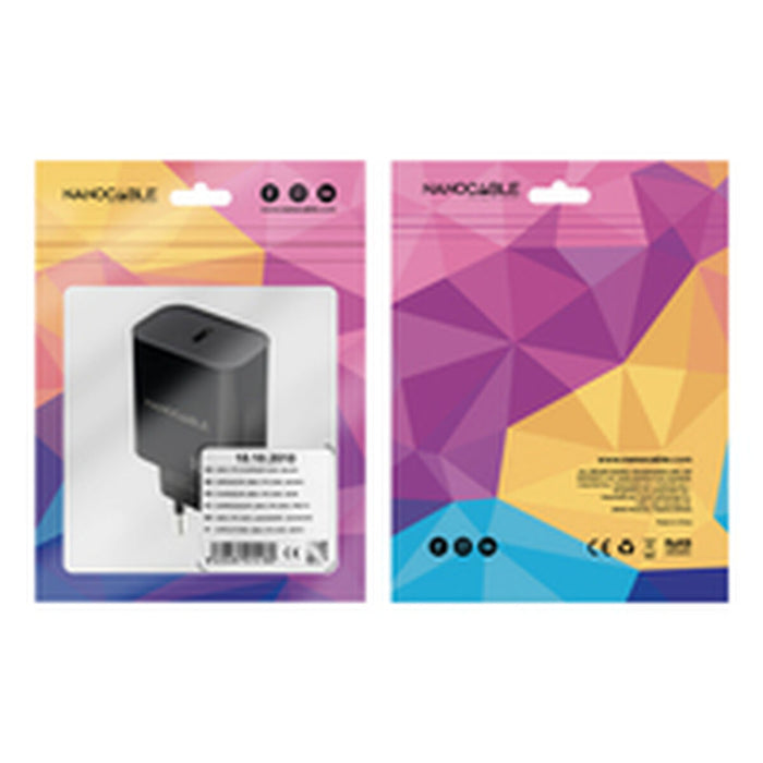 Зарядно за стена NANOCABLE 10.10.2010 Черен