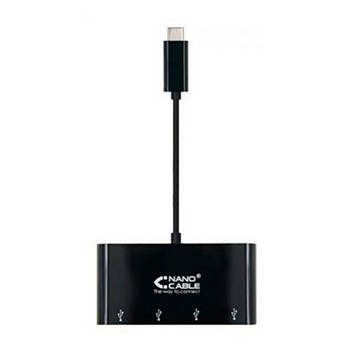Адаптер за USB-C USB NANOCABLE 10.16.4401-BK (10 cm) 10 cm