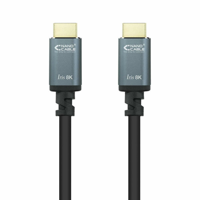 Кабел HDMI NANOCABLE 10.15.8002 Черен 2 m 8K Ultra HD