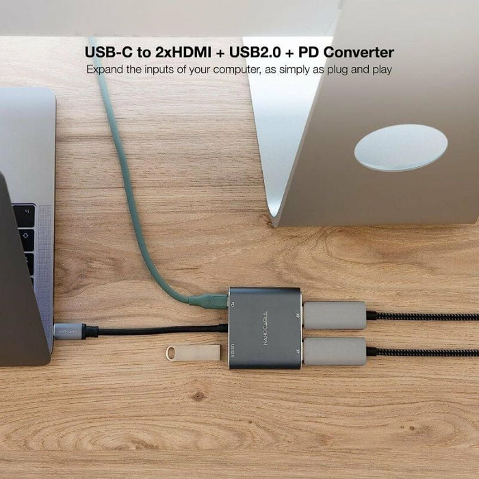 Адаптер за HDMI - USB-c NANOCABLE 10.16.4305