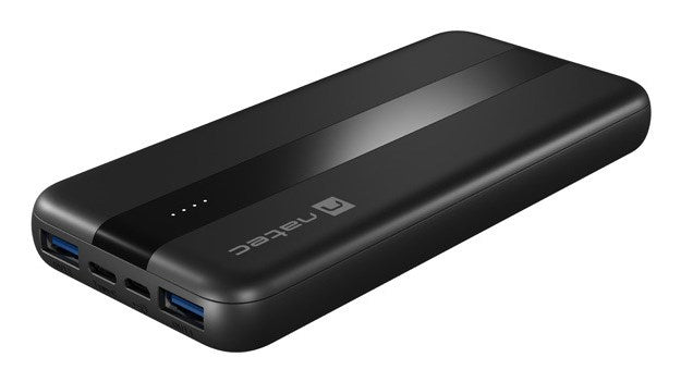 Natec Преносима батерия Powerbank Trevi Slim Q V2 10000MAh 2X USB-A 18W + 1X USB-C 20W + USB-C - USB0-C КАБЕЛ