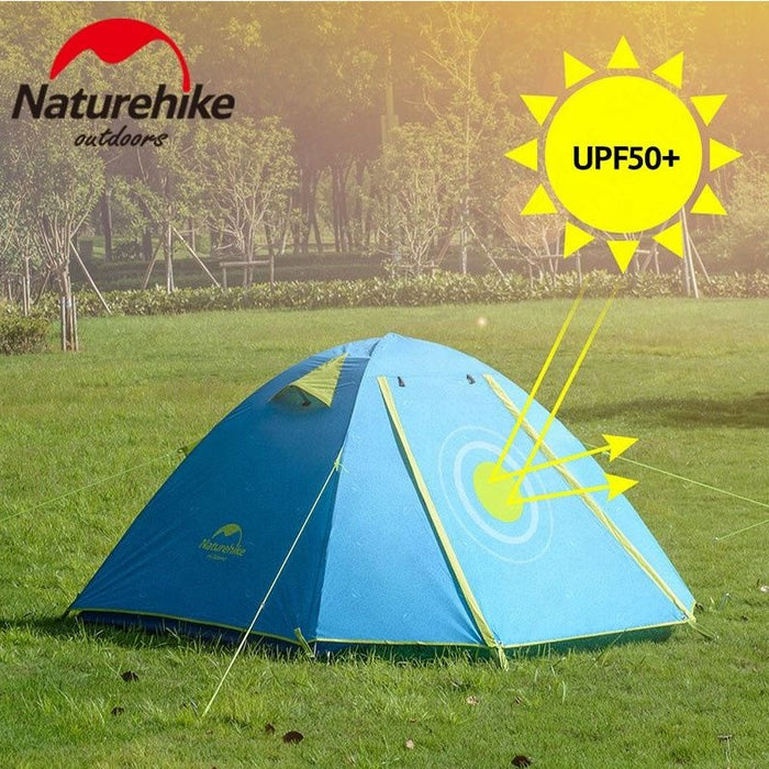 Палатка Naturehike P-series 3 UV NH18Z033-P-Forest green