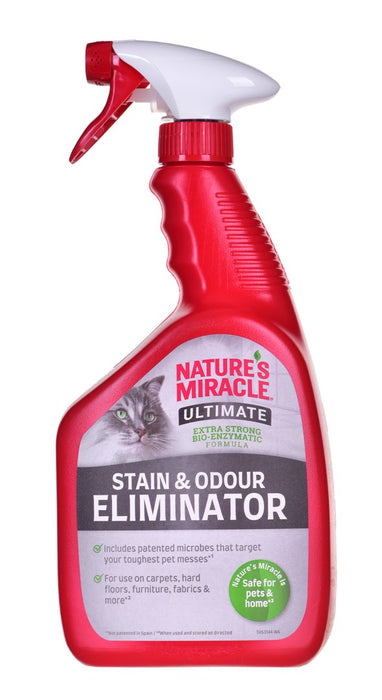 NATURE'S MIRACLE Set-in Oxy Stain&Odour Eliminator - Спрей за почистване и премахване на замърсявания - 709 ml