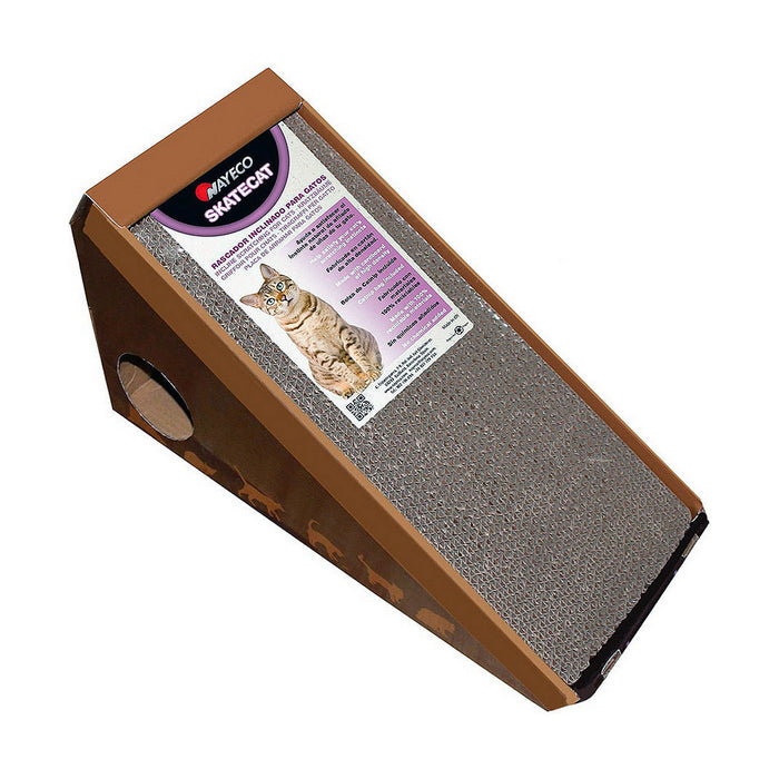 Чесало за Нокти за Котки Nayeco Skatecat Картон 36 x 24 x 37 cm