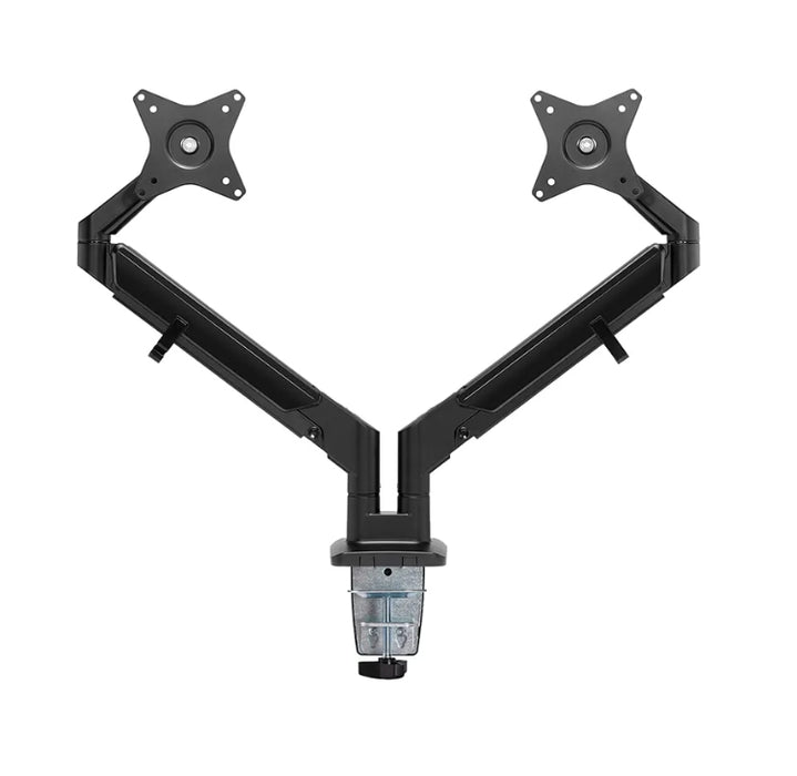 Neomounts Desk Mount ултра плосък (скоба/уплътнение) за 2 екрана на монитора