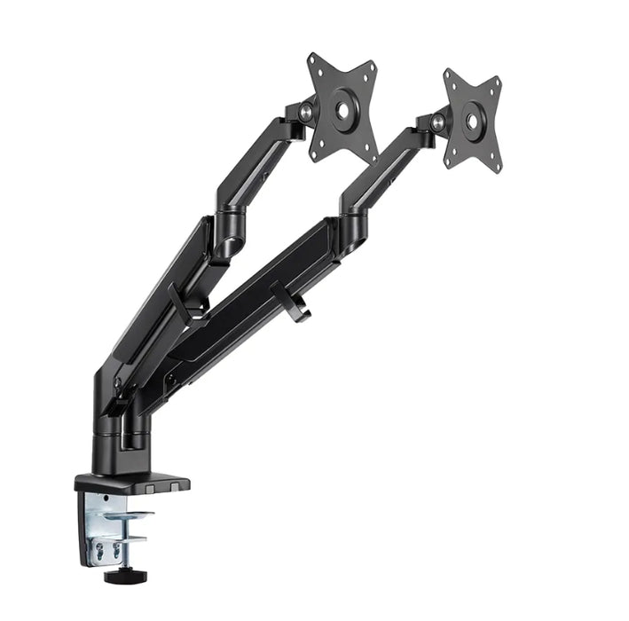 Neomounts Desk Mount ултра плосък (скоба/уплътнение) за 2 екрана на монитора