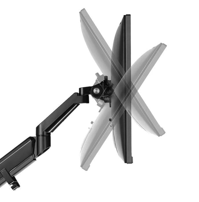 Neomounts Desk Mount ултра плосък (скоба/уплътнение) за 2 екрана на монитора