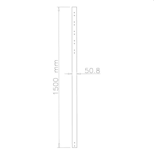 Neomount 150 см удължителен стълб за FPMA-C200BLACK/C400BLACK/PLASMA-C100BLACK