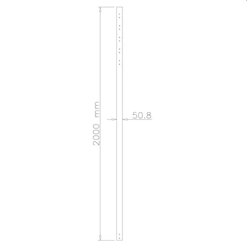 Neomount 200 см удължителен стълб за FPMA-C200BLACK/C400BLACK/PLASMA-C100BLACK
