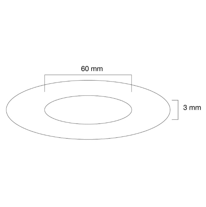 Neomounts Таванно покритие за FPMA-C200/C400SILVER/PLASMA-C100, 60 mm