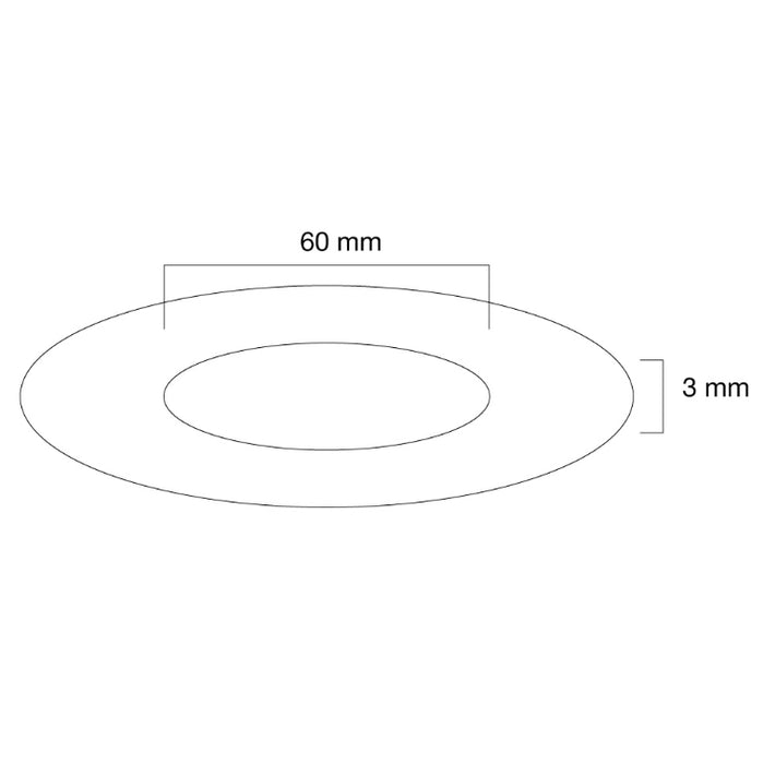 Neomounts Таванно покритие за FPMA-C200/C400SILVER/PLASMA-C100, 60 mm