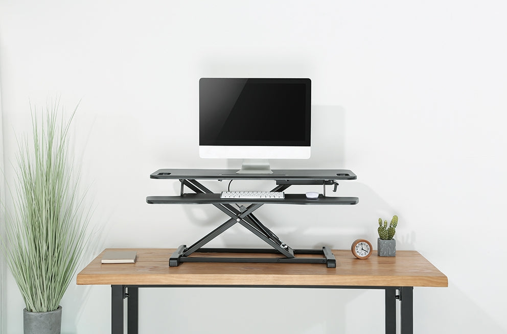 Neomounts Workstation - работно място седнало и изправено (регулиране на височината: 11-51 см)