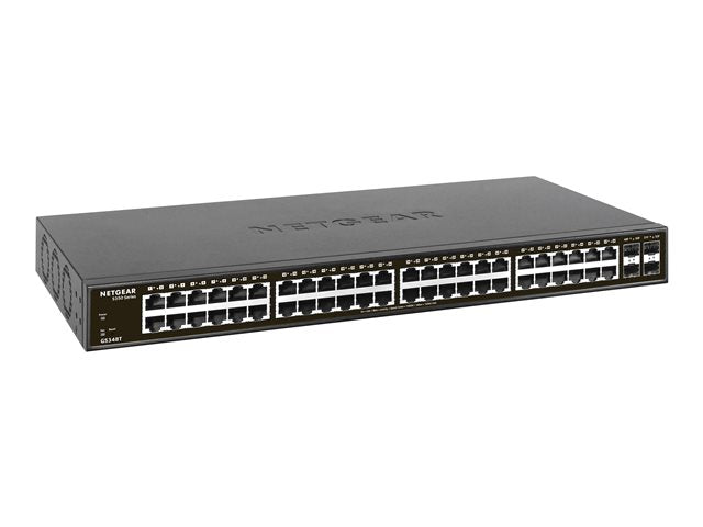 NETGEAR S350 Series 48-Port Gigabit Ethernet Smart Managed Pro Switch с 4 SFP порта Rackmount