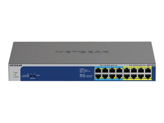 NETGEAR 16PT GE U60 POE++ UM СУИЧ