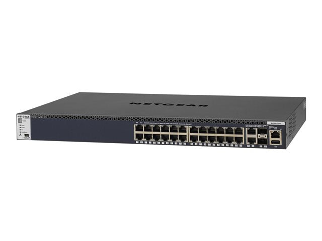 NETGEAR M4300-28G Stackable Managed Switch с 24x1G и 4x10G вкл. 2x10GBASE-T и 2xSFP+ Layer 3