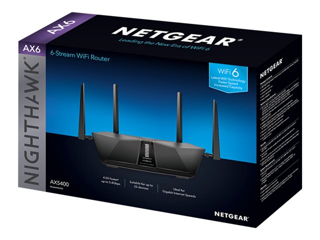 NETGEAR AX5400 AX6 6-поточен WLAN рутер