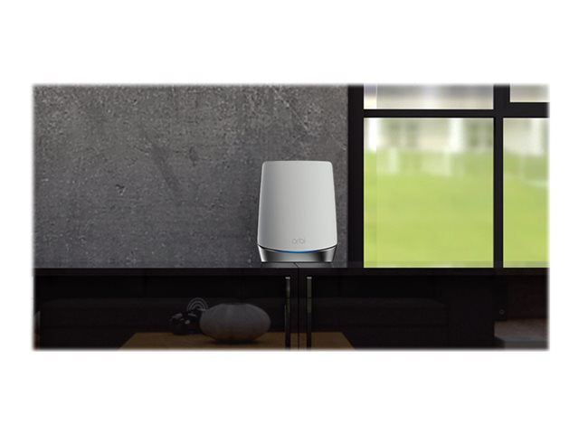 NETGEAR Orbi Whole Home Tri-Band Mesh WiFi 6 System AX4200 рутер с 2 сателитни удължителя