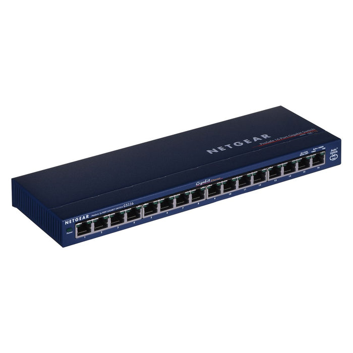 NETGEAR Gigabit Desktop Switch 16xRJ45 10/100/1000 16port Auto Uplink Доживотна гаранция