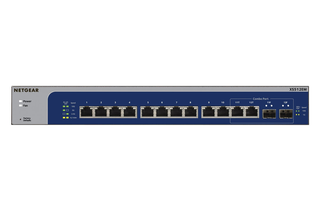 NETGEAR 10G/MULTI-GIG УПРАВЛЕН УЕБ ПЛЮС 12PT