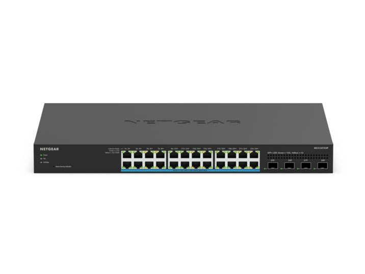 NETGEAR MS324TXUP - 1 година Insight Managed 24PT MG U60 POE++ SMART SWITCH + 4 SFP+ порта