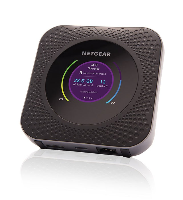 NETGEAR Nighthawk MR1100-100EUS Mobiler Hotspo Dual Band 4G/LTE 1GBit/s Изтегляне 150Mbit/s Качване WLAN