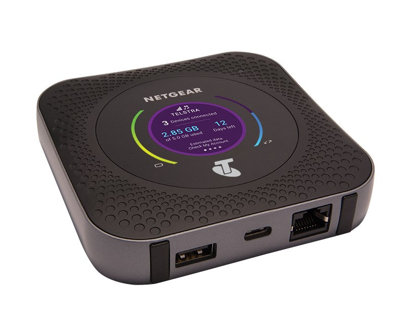 NETGEAR Nighthawk MR1100-100EUS Mobiler Hotspo Dual Band 4G/LTE 1GBit/s Изтегляне 150Mbit/s Качване WLAN