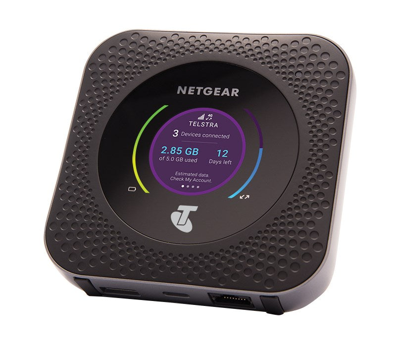 NETGEAR Nighthawk MR1100-100EUS Mobiler Hotspo Dual Band 4G/LTE 1GBit/s Изтегляне 150Mbit/s Качване WLAN
