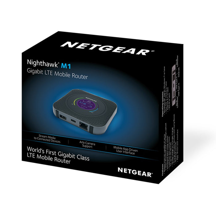 NETGEAR Nighthawk MR1100-100EUS Mobiler Hotspo Dual Band 4G/LTE 1GBit/s Изтегляне 150Mbit/s Качване WLAN