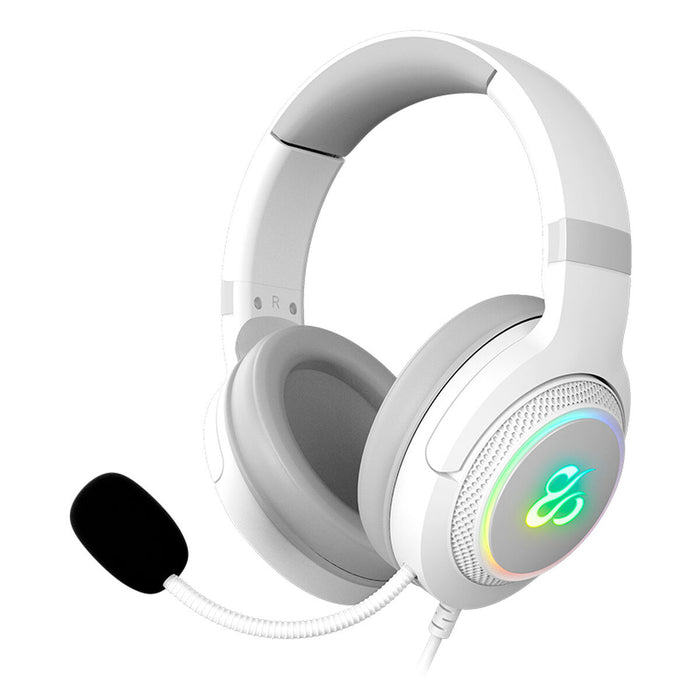 Слушалки с микрофон Newskill NS-HS-SOBEK-71-IV Бял