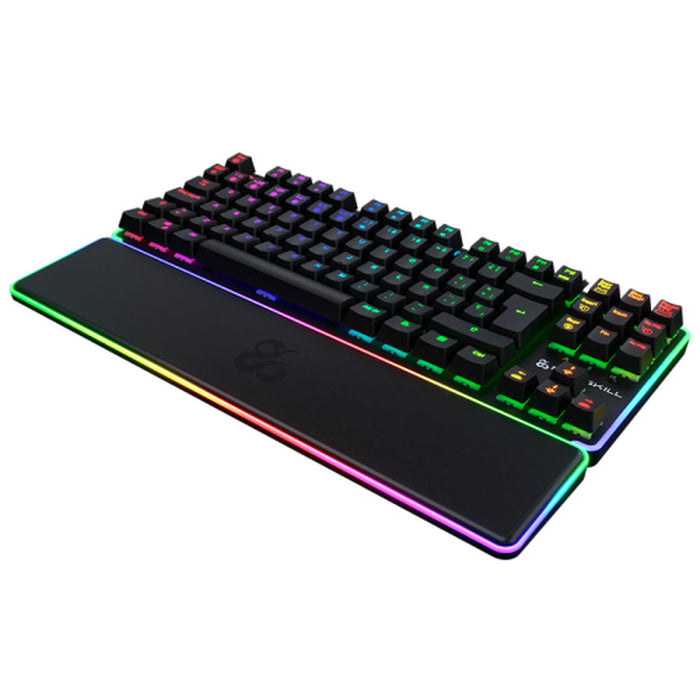 Клавиатура с мишка Newskill NS-KB-GUNGNYRT-GAT-R Черен испански QWERTY
