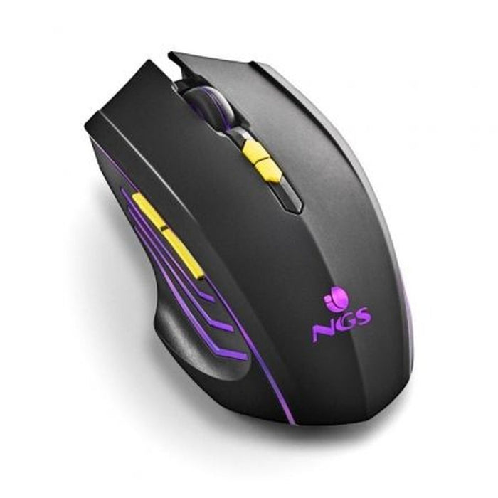Мишка за игра NGS GMX-200 Черен 3200 DPI (1 броя)